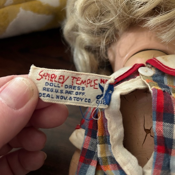 SHIRLEY TEMPLE doll 13" COMPO 30's all original clothes - Picture 3 of 9
